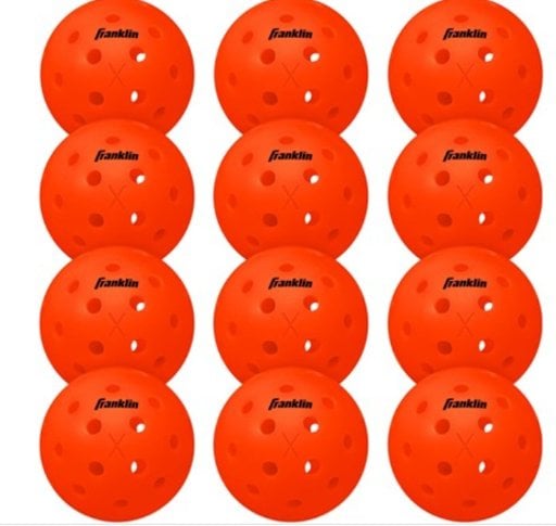 Franklin Sports X-40 Outdoor Pickleballs 12-Pack Deal