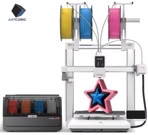ANYCUBIC Kobra X Combo 3D Printer 600mm/s Multi-Color Printing Deal