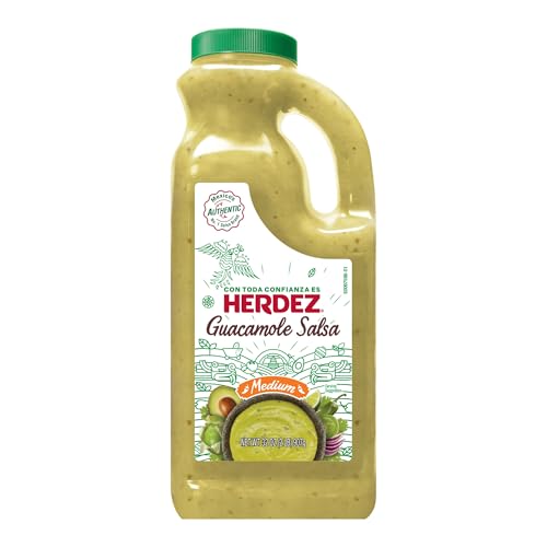 HERDEZ Guacamole Salsa, Medium, 32 oz Jug