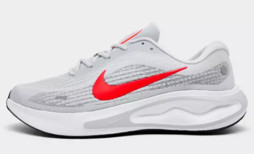 Nike Men's Journey Run Shoes (Pure Platinum/Bright Crimson/White/Black)