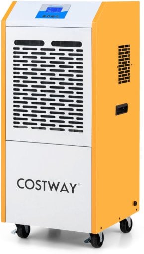 Costway 290 Pints Commercial Dehumidifier w/ Pump & Drain Hose for Up to 9,000sqft Deal