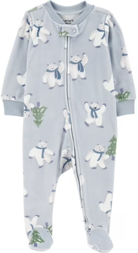 Carter's Child of Mine Baby Cozy Sleep N Play Pajamas