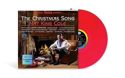 Nat King Cole "The Christmas Song" Translucent Red Vinyl LP