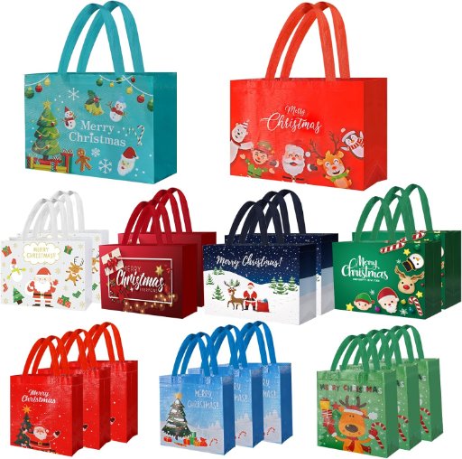 22 Pack Christmas Gift Bags