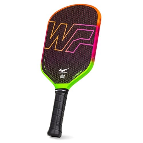 Warping Point Rainbow Power Pickleball Paddle Gen 3 EdgeFusion Core Deal