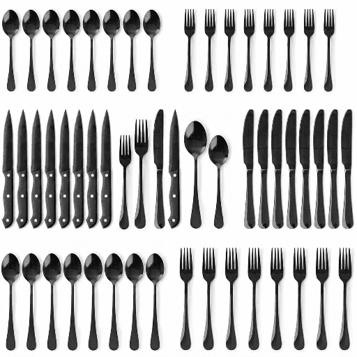 NULAS 48-Piece Stainless Steel Silverware Set Deal