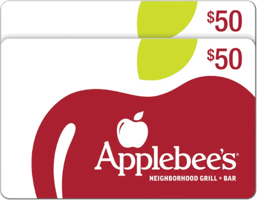 $100 Applebee's Grill + Bar Two Restaurant eGift Card (2 x $50)