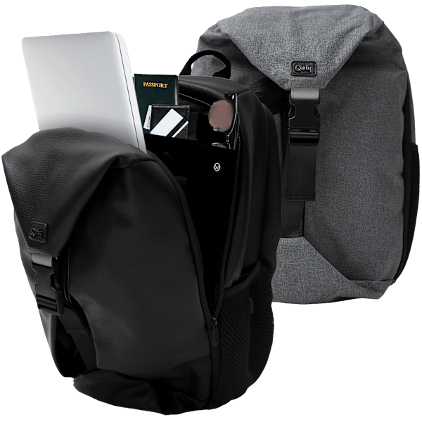 Quirky Trek 2-in-1 Backpack and Duffel (Black or Grey)