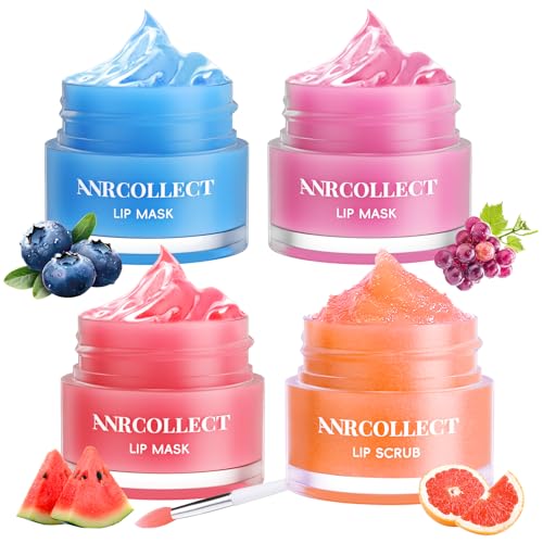 4-Pack Lip Scrub and Lip Mask Set Deal