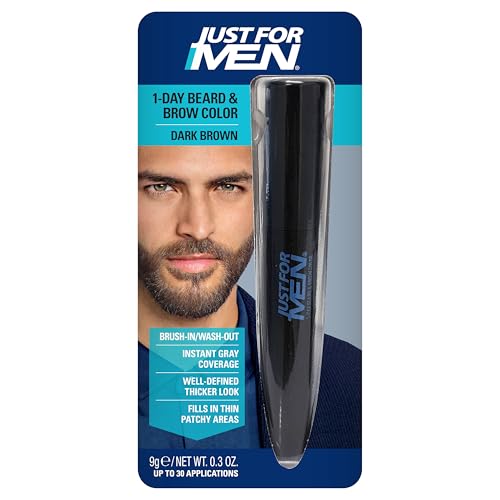 1-Day Beard Color Temporary Brown Deal
