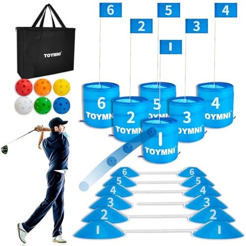 Portable Indoor/Outdoor Backyard/Beach PAR 6 Hole Game