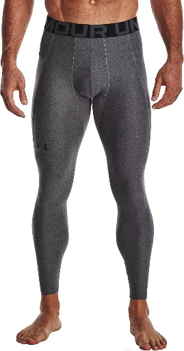 Under Armour Men's HeatGear Armour Leggings (Red/White)