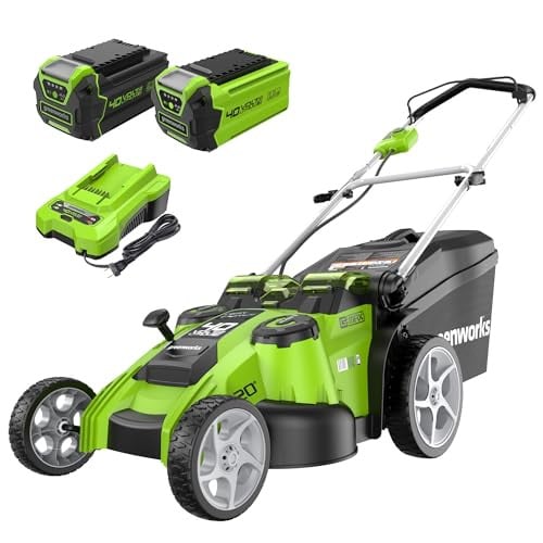 Greenworks 40V 20" Twin Blade Mower, 4.0Ah + 2.0Ah Battery Deal