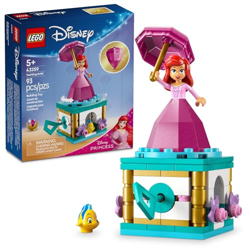 LEGO Disney Princess Twirling Ariel Toy, 93 Pcs.