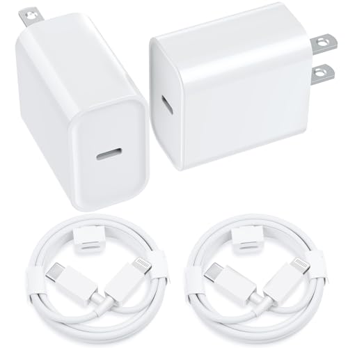 2-Pack 20W iPhone Wall Charger with 6' MFi Certified Lightning Cable Deal