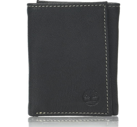 Timberland Men’s Genuine Leather RFID Blocking Trifold Wallet