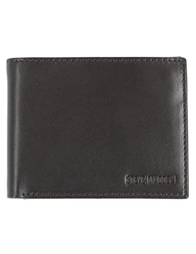 Steve Madden Men's Slim Leather Wallet (Brown)