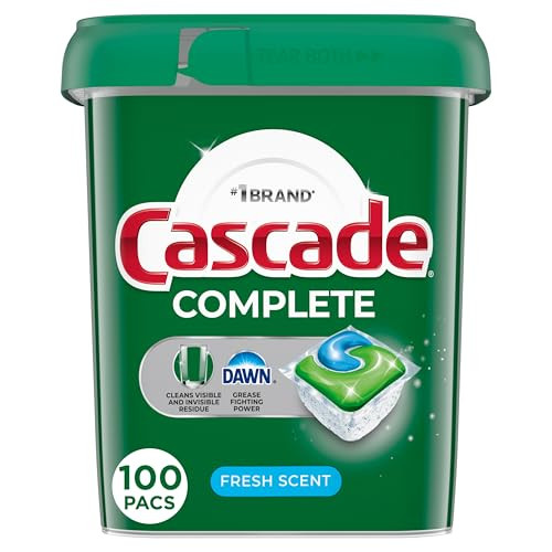 Cascade Complete Dishwasher Pods, 100 Count