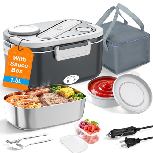HOLDRUBY 1.5L 100W Electric Heated Lunch Box
