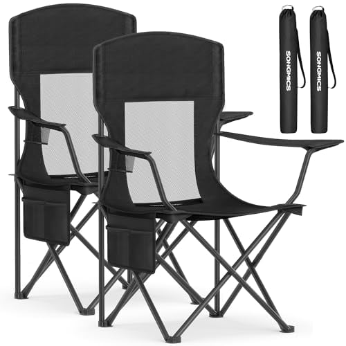 SONGMICS Breathable Camping Chairs 2-Pack Deal