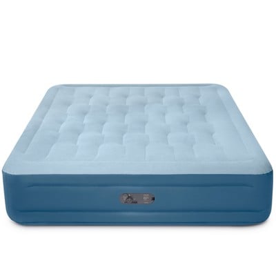 Intex Mid Rise Hexbeam 14" Electric Pump Queen Air Mattress Deal