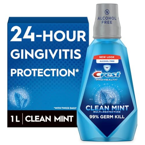 Crest Pro-Health Multi-Protection Mouthwash with CPC (Clean Mint) 33.8-Oz