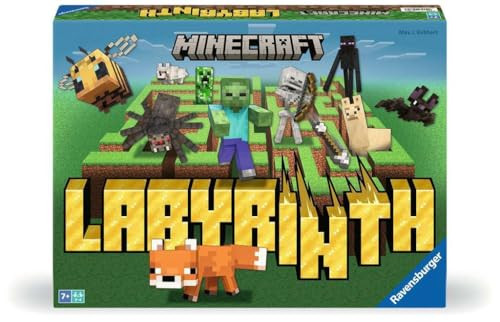 Ravensburger Minecraft Labyrinth The Classic Game for 2-4 Players