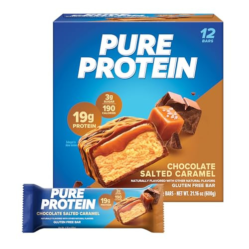 Pure Protein Bars 12-Pack 1.76-Oz (Chocolate Salted Caramel)