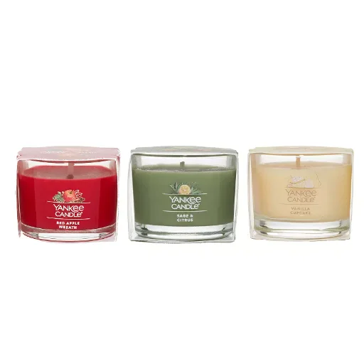 Yankee Candle Holiday Party 3-Piece Mini Candle Set