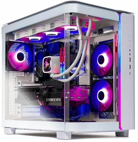 Skytech King 95 Gaming PC Desktop AMD Ryzen 7 9800X3D NVIDIA GeForce RTX 5070 2TB NVMe SSD 32GB DDR5 RAM