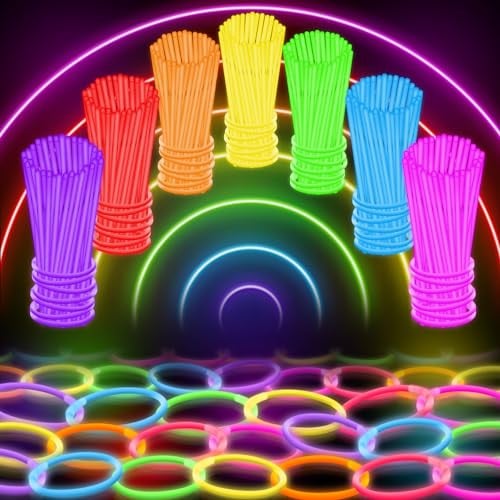 Glow Sticks 100-Count Bulk Party Supplies