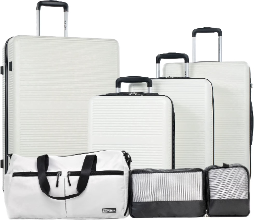 Tripcomp 7-Piece Hardshell Luggage Set with Duffel Bags Deal