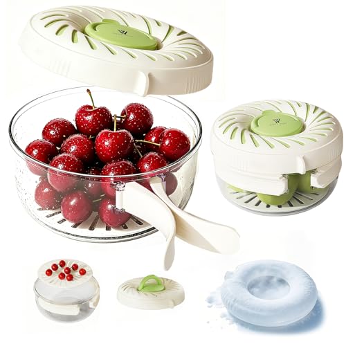 Set of 2 Fruit Strainer Storage Containers