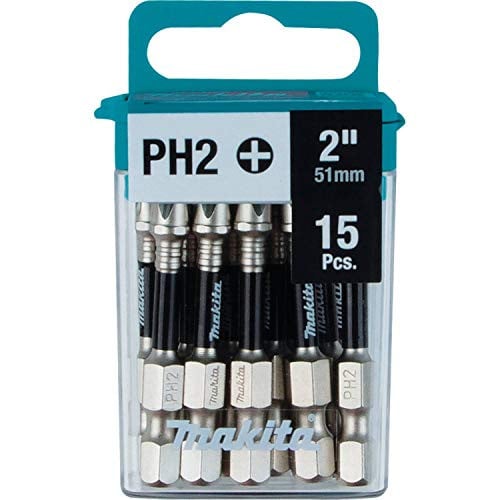 Makita Impact XPS #2 Phillips Power Bits 15-Piece 2" Deal