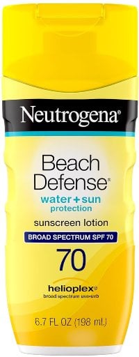 Neutrogena Sunscreen Lotion Beach Defense SPF 70 6.7-Oz Deal