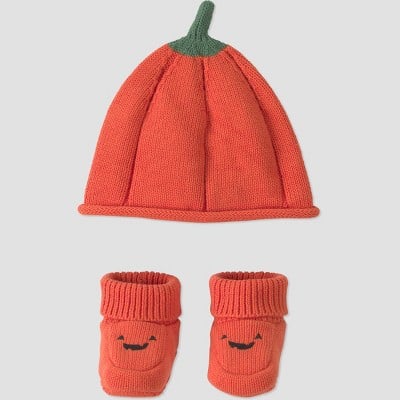 Carter’s Just One You Baby Halloween Pumpkin Hat and Bootie Set