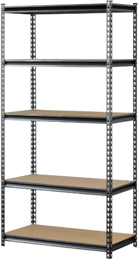 5-Tier Muscle Rack Steel Shelving 4000-Lb Capacity Deal