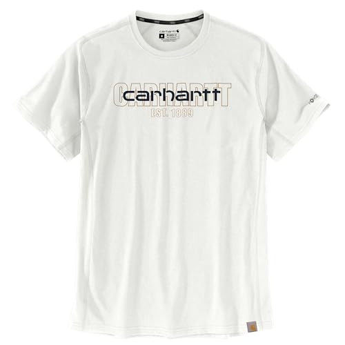 Carhartt Men's Force Relaxed Fit Midweight Short-Sleeve Logo Graphic T-Shirt