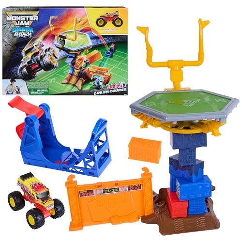 Monster Jam Smash & Bash Crash Course Monster Truck Playset Deal