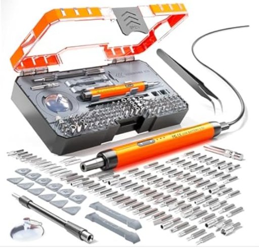 Electric Screwdriver w/ 120-in-1 Magnetic Bits