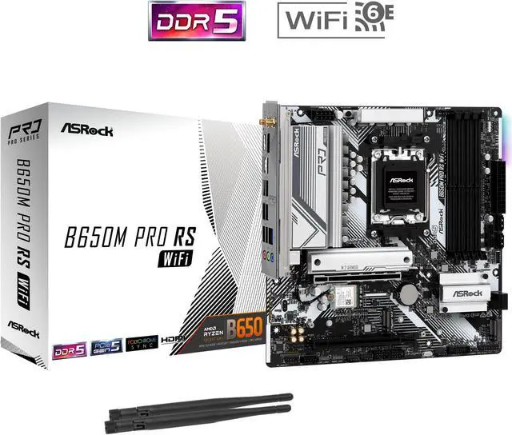 ASRock B650M Pro RS WiFi Motherboard + Team Group 16GB (2 x 8GB) DDR5 6000 CL38 RAM