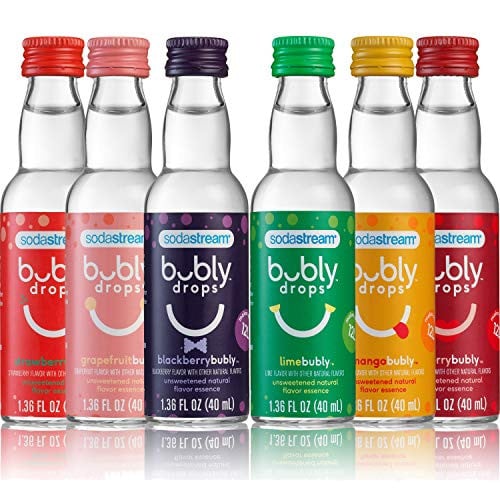 SodaStream Bubly Fruit Drops for Sparkling Water 6-Pack