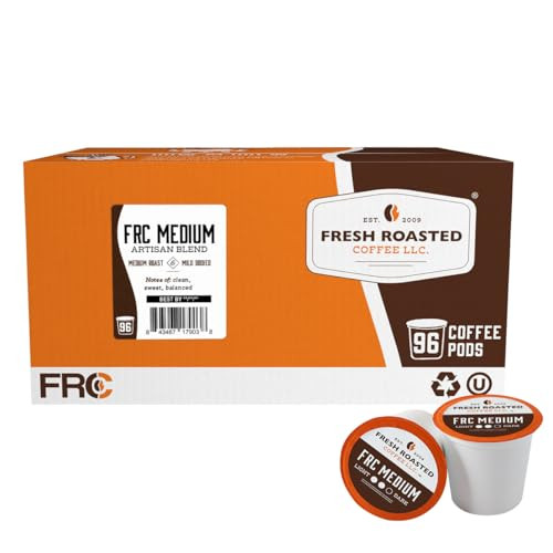 Fresh Roasted Coffee FRC Medium Roast Blend 96 Pods