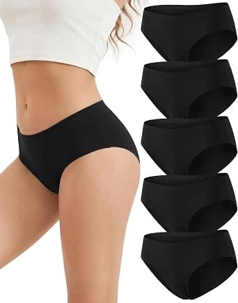 Seamless Low Rise Invisible Panties - 5 Pack