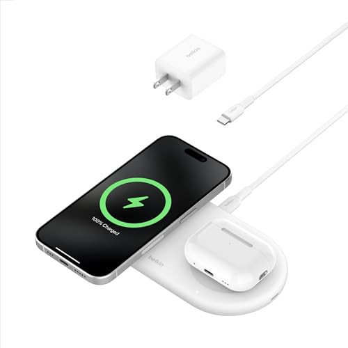 Belkin 2-in-1 Wireless Charging Pad w/ Qi2 15W + Additional USB-C Port