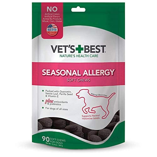 Vet's Best Seasonal Allergy Soft Chews for Dogs 90 Day Supply