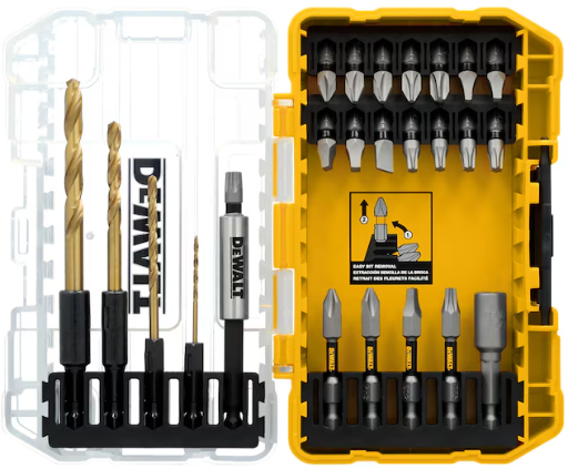 DEWALT TOUGH GRIP Screwdriver Bit Set 27-Piece Deal
