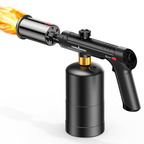 ThermoMaven Propane Blow Torch with One-Touch Max Fire