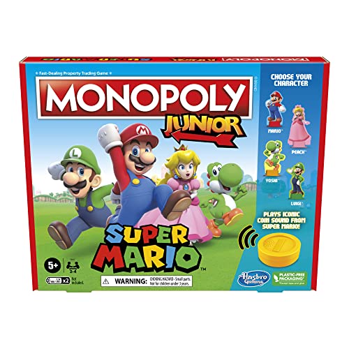 Monopoly Junior Board Game Super Mario Edition