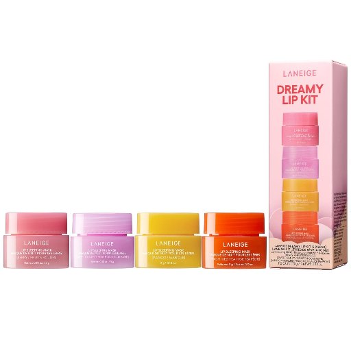 4-Pack Laneige Dreamy Lip Balm Kit